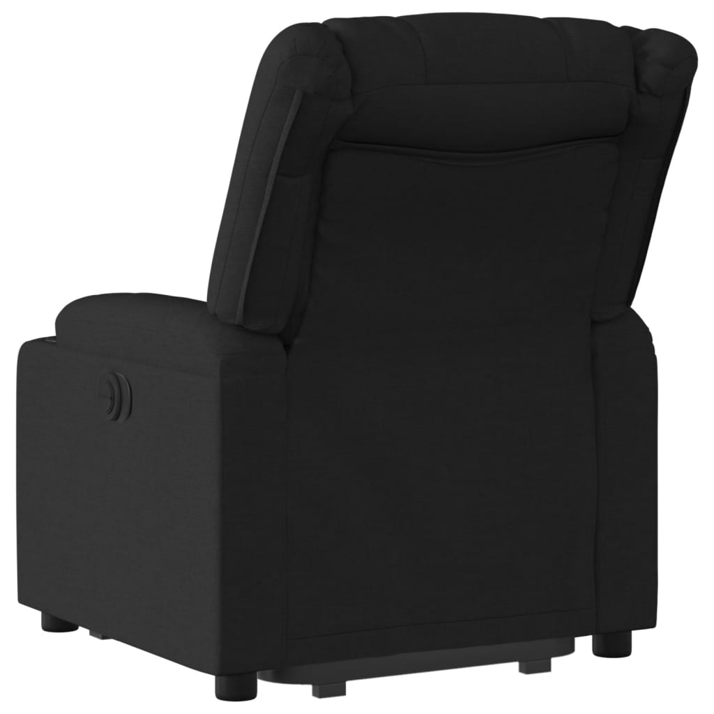 Fauteuil inclinable électrique noir tissu