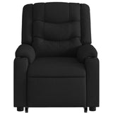 Fauteuil inclinable électrique noir tissu