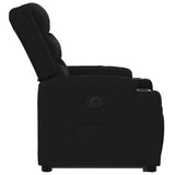 Fauteuil inclinable électrique noir tissu