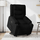 Fauteuil inclinable électrique noir tissu