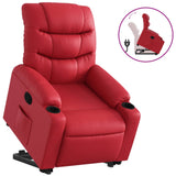 Fauteuil inclinable Rouge Similicuir