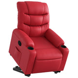 Fauteuil inclinable Rouge Similicuir