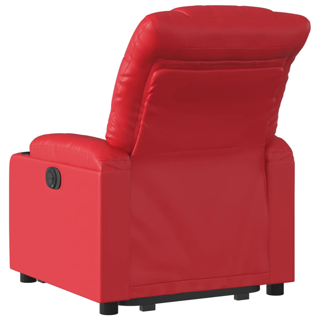 Fauteuil inclinable Rouge Similicuir