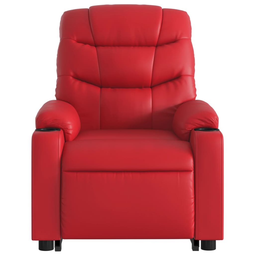 Fauteuil inclinable Rouge Similicuir