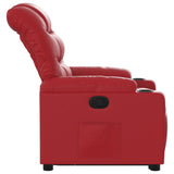 Fauteuil inclinable Rouge Similicuir