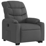 Fauteuil inclinable Gris foncé Tissu