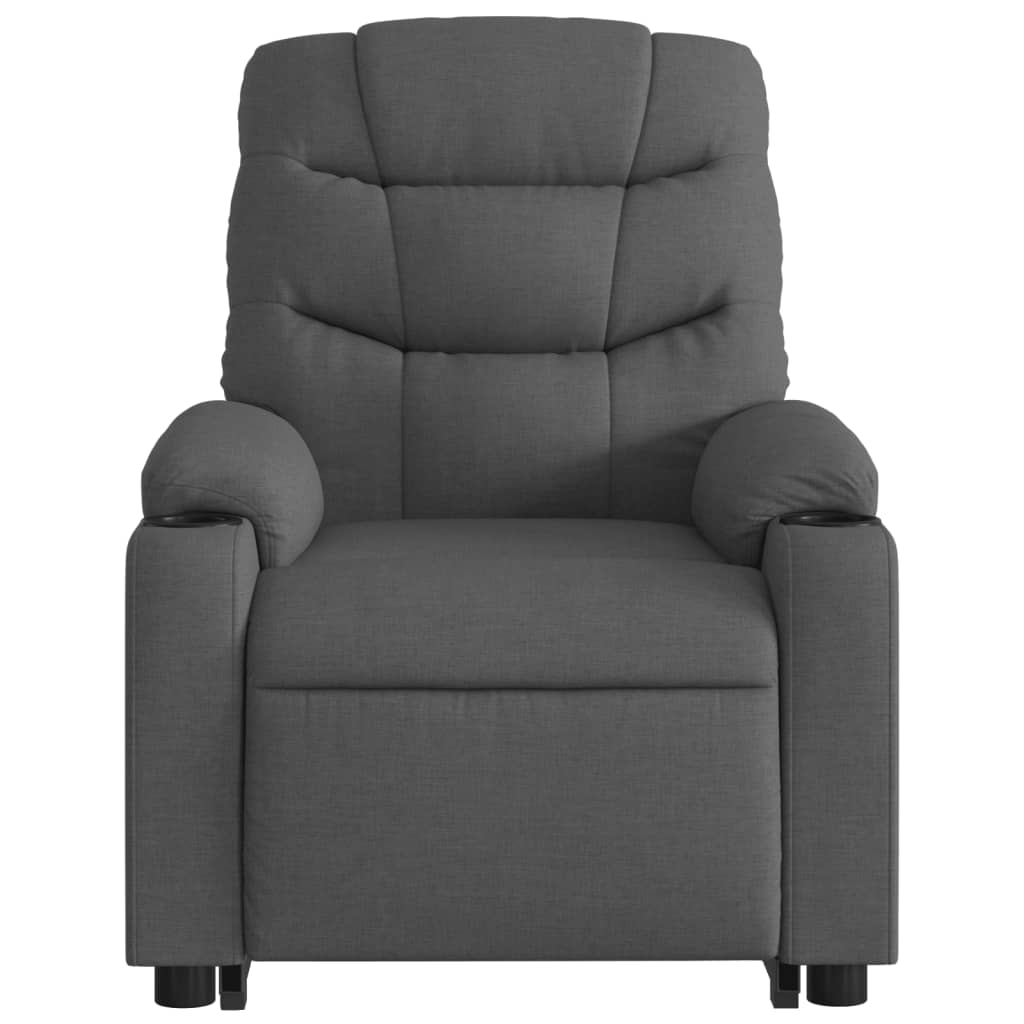 Fauteuil inclinable Gris foncé Tissu