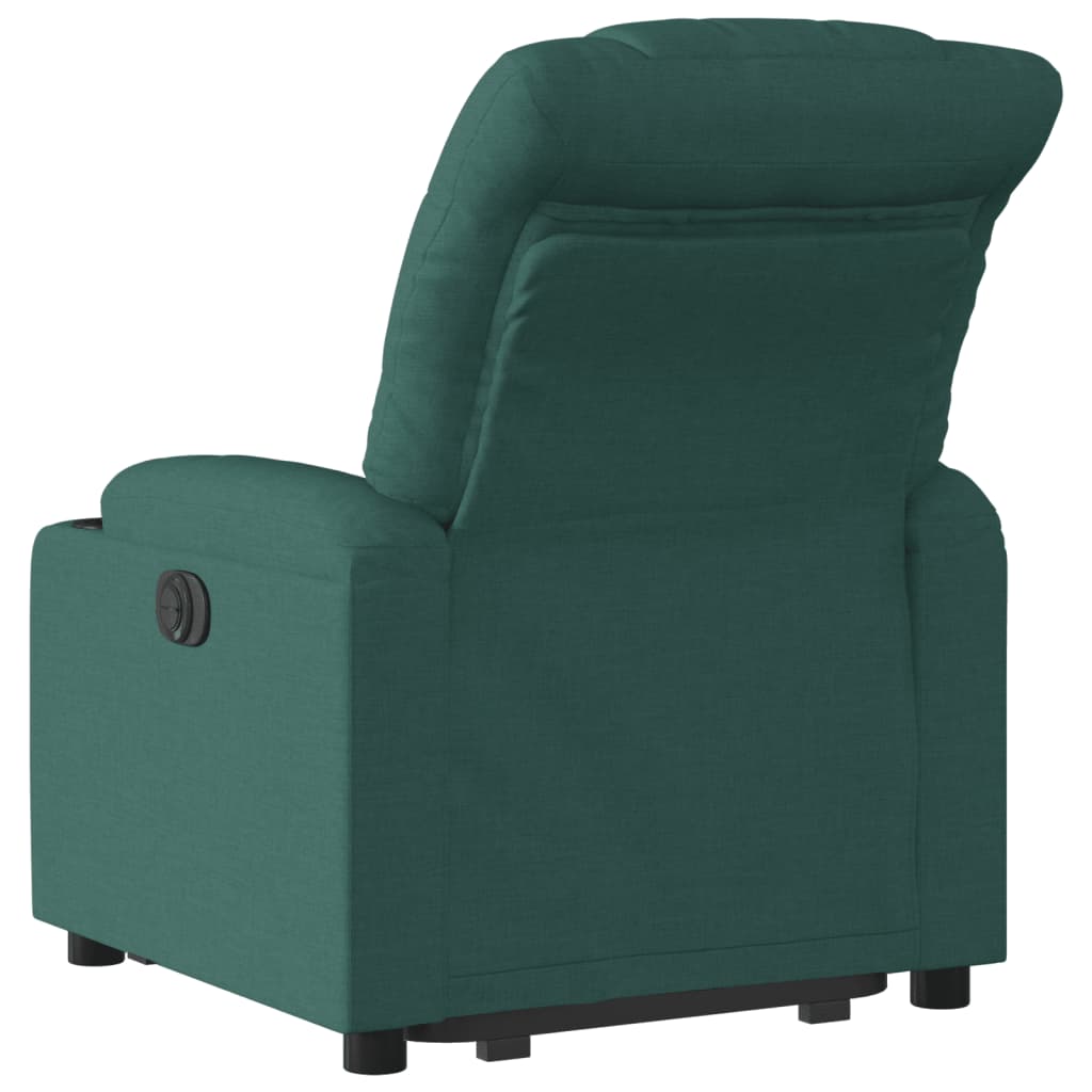 Fauteuil inclinable vert foncé tissu