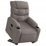 Fauteuil inclinable taupe tissu