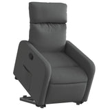 Fauteuil inclinable Gris foncé Tissu