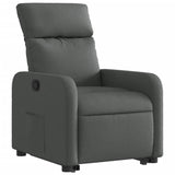 Fauteuil inclinable Gris foncé Tissu