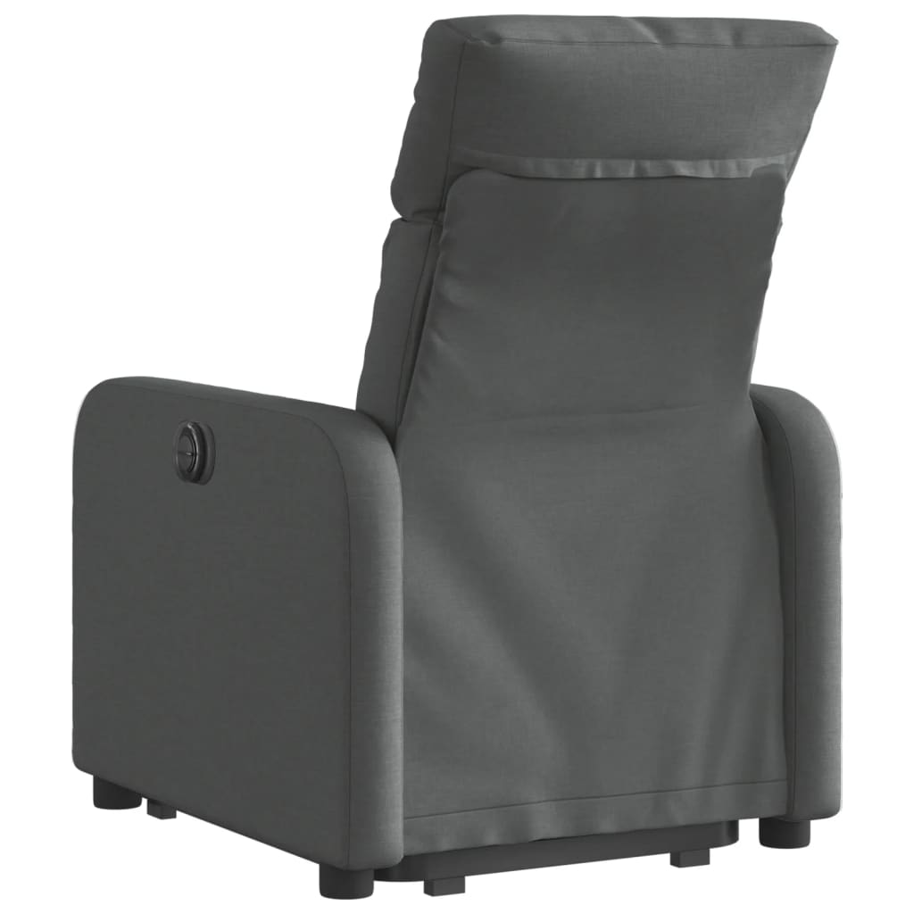 Fauteuil inclinable Gris foncé Tissu