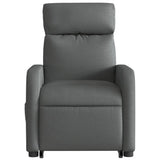 Fauteuil inclinable Gris foncé Tissu