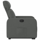 Fauteuil inclinable Gris foncé Tissu