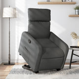 Fauteuil inclinable Gris foncé Tissu