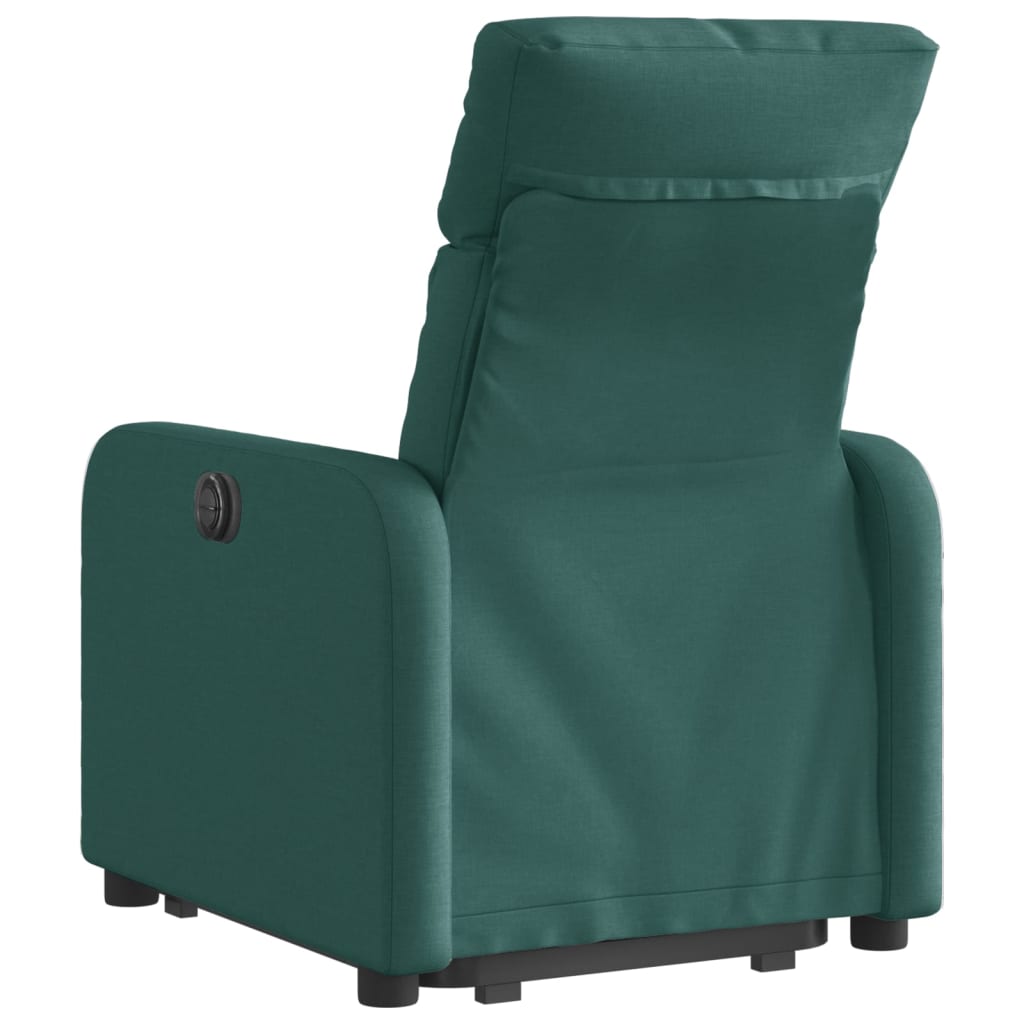 Fauteuil inclinable vert foncé tissu