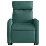 Fauteuil inclinable vert foncé tissu