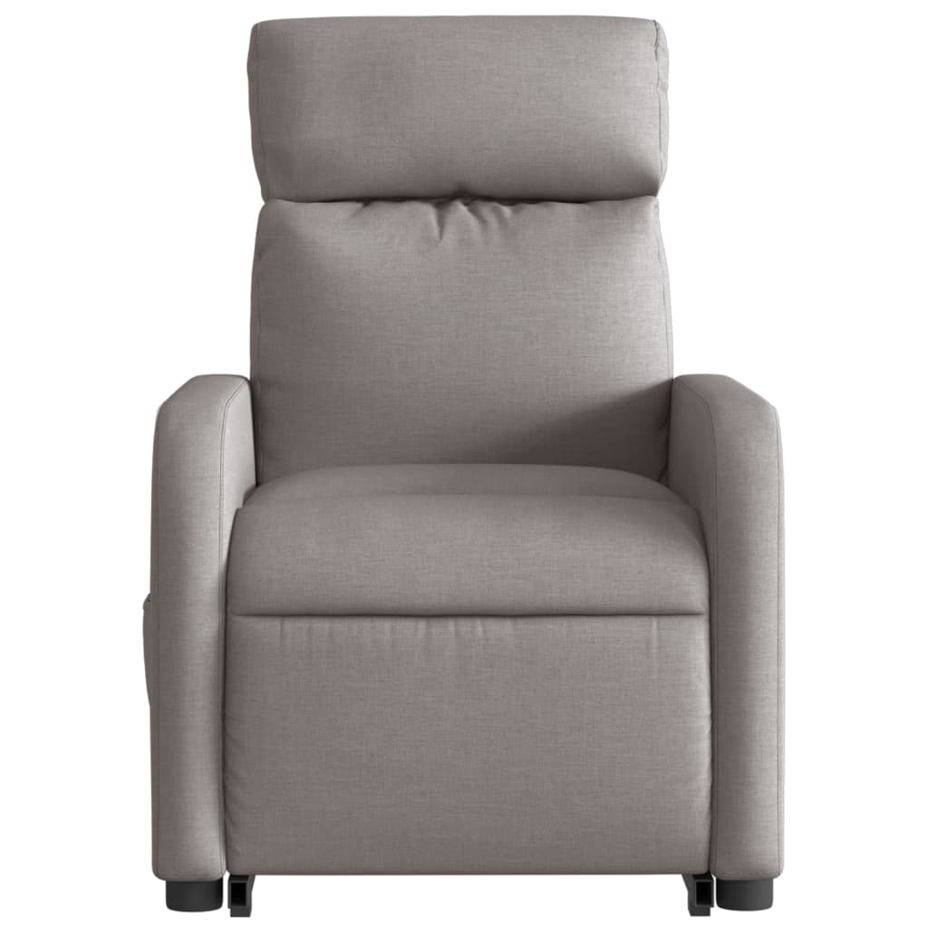 Fauteuil inclinable taupe tissu