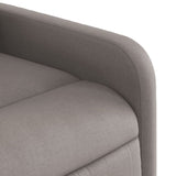 Fauteuil inclinable taupe tissu