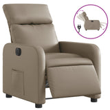 Fauteuil inclinable électrique Cappuccino Similicuir