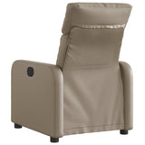 Fauteuil inclinable électrique Cappuccino Similicuir