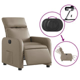 Fauteuil inclinable électrique Cappuccino Similicuir