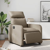 Fauteuil inclinable électrique Cappuccino Similicuir