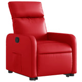 Fauteuil inclinable Rouge Similicuir