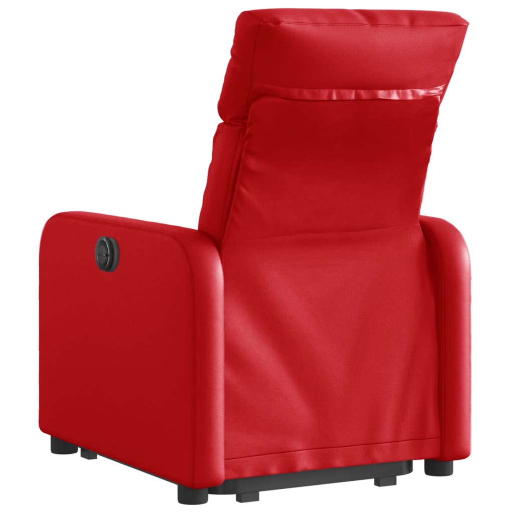 Fauteuil inclinable Rouge Similicuir