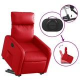 Fauteuil inclinable Rouge Similicuir