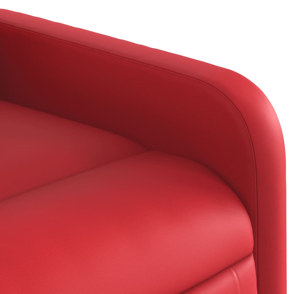 Fauteuil inclinable Rouge Similicuir