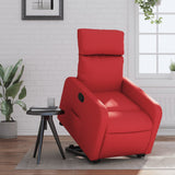 Fauteuil inclinable Rouge Similicuir