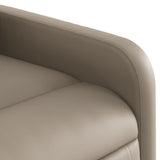 Fauteuil inclinable électrique cappuccino similicuir