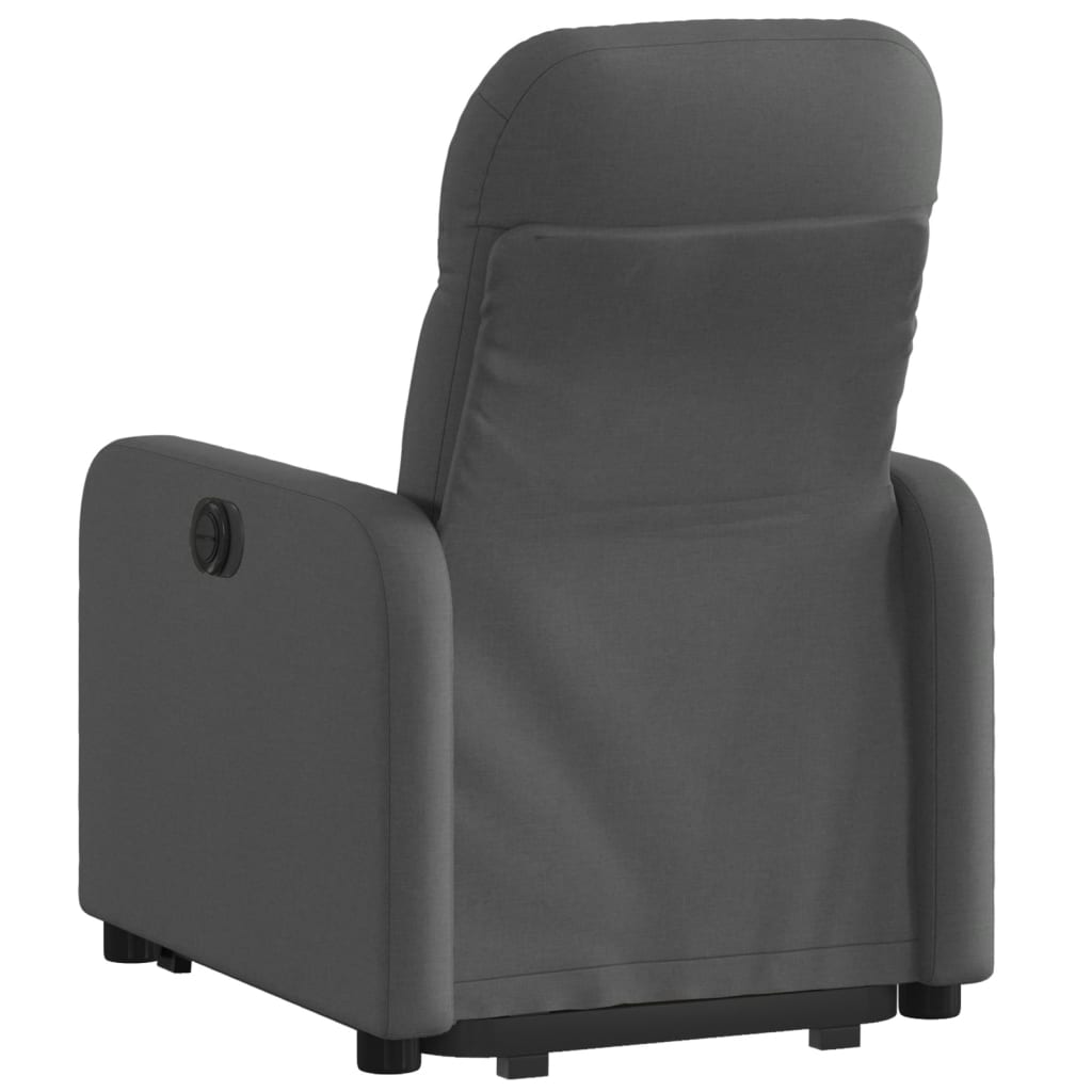 Fauteuil inclinable Gris foncé Tissu