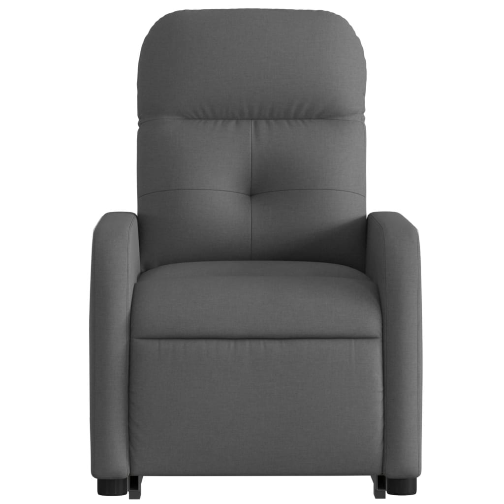 Fauteuil inclinable Gris foncé Tissu