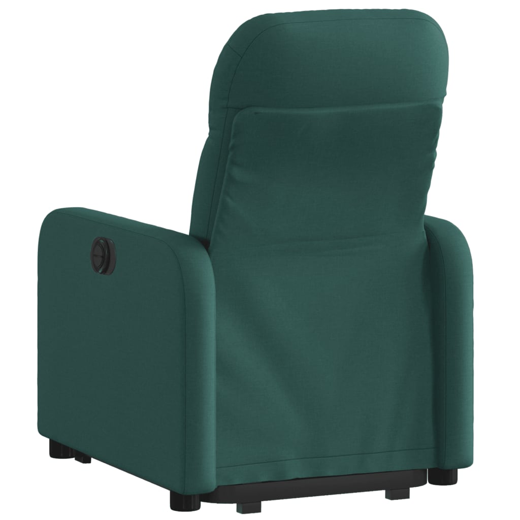 Fauteuil inclinable vert foncé tissu