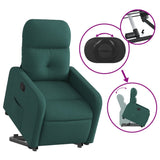 Fauteuil inclinable vert foncé tissu