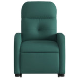 Fauteuil inclinable vert foncé tissu