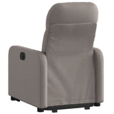 Fauteuil inclinable taupe tissu