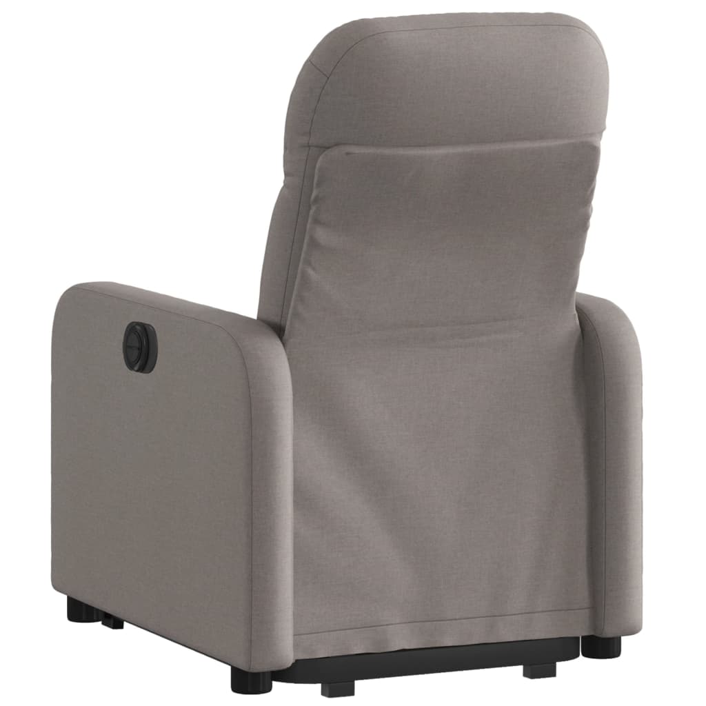 Fauteuil inclinable taupe tissu