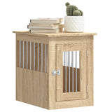 Meuble de cage pour chiens chêne sonoma 45x62x59 cm