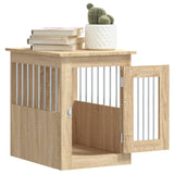 Meuble de cage pour chiens chêne sonoma 45x62x59 cm