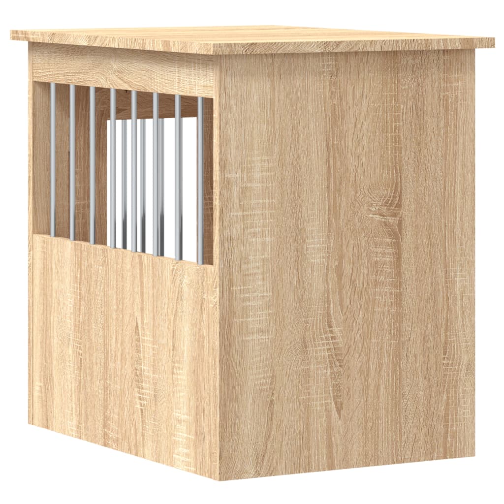 Meuble de cage pour chiens chêne sonoma 45x62x59 cm