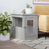 Meuble de cage pour chiens sonoma gris 45x62x59 cm