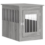 Meuble de cage pour chiens sonoma gris 55x75x65 cm