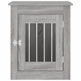 Meuble de cage pour chiens sonoma gris 55x75x65 cm