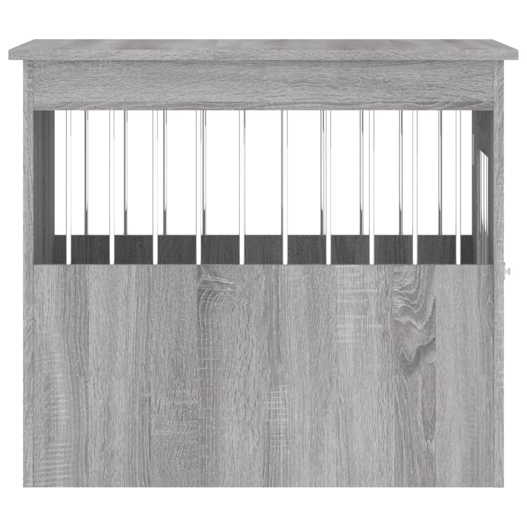 Meuble de cage pour chiens sonoma gris 55x75x65 cm