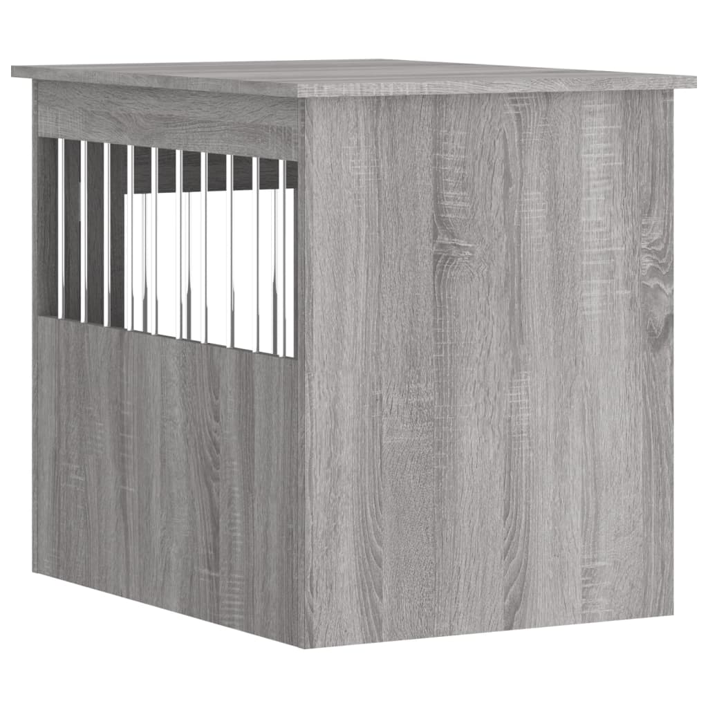 Meuble de cage pour chiens sonoma gris 55x75x65 cm