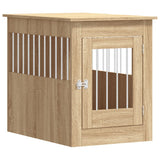 Meuble de cage pour chiens chêne sonoma 55x80x68 cm