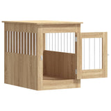 Meuble de cage pour chiens chêne sonoma 55x80x68 cm